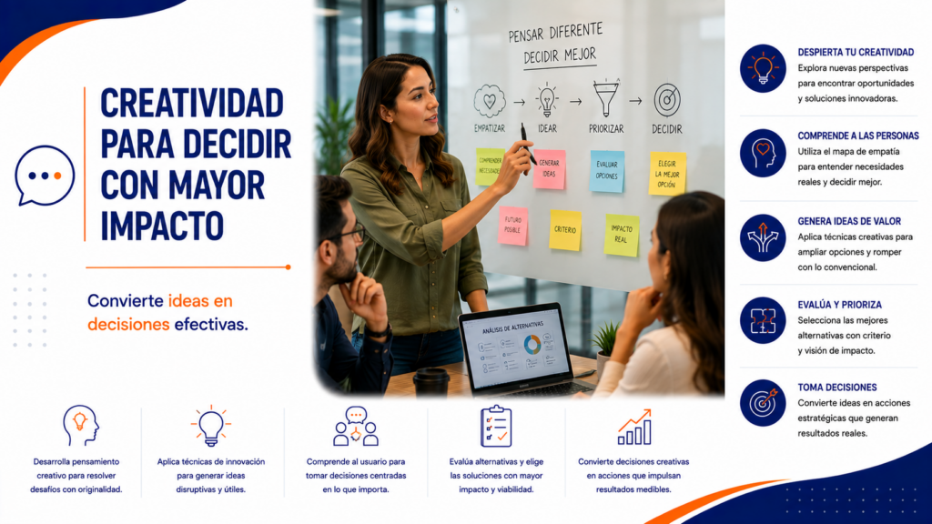 creatividad para decidir con mayor impacto