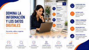 domina la información y los datos digitales