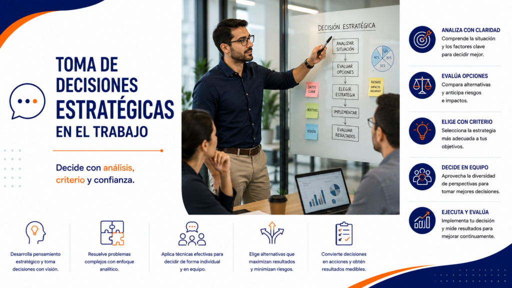 toma de decisiones estratégicas en el trabajo