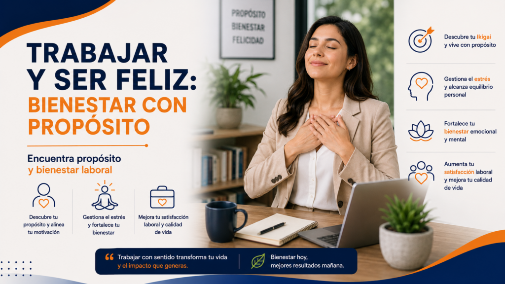 trabajar y ser feliz: bienestar con propósito